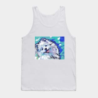 American Eskimo Bright Colorful Pop Art Tank Top